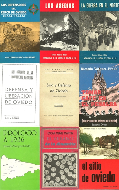 Libros sobre el asedio de Oviedo